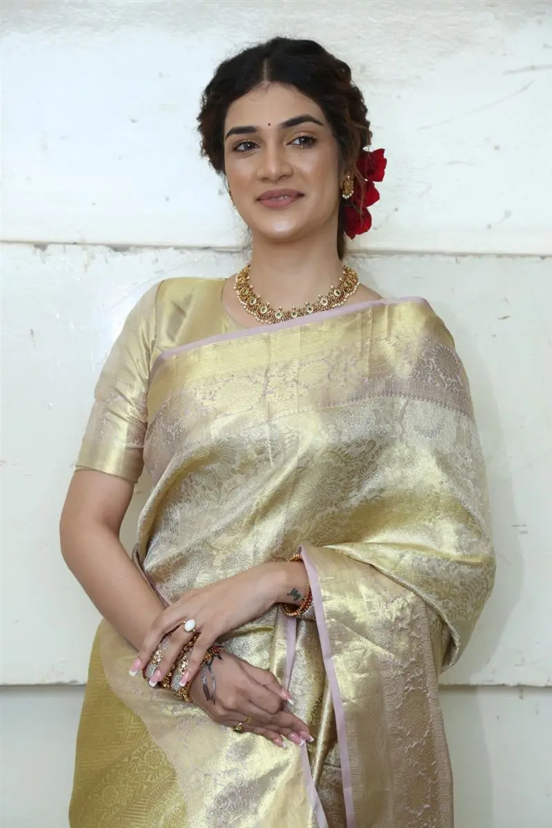 Hasini Sudhir at Purushothamudu Movie Pre Release Event